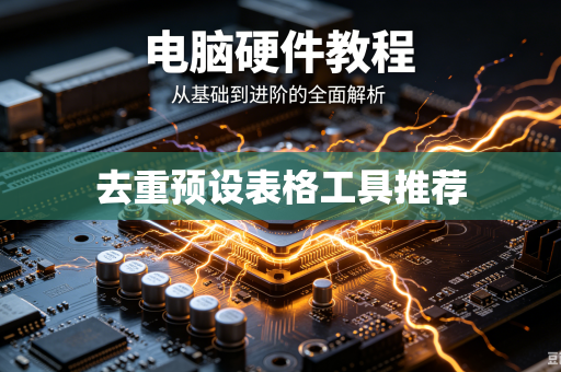 去重预设表格工具推荐
