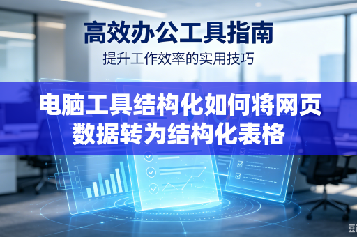 电脑工具结构化如何将网页数据转为结构化表格