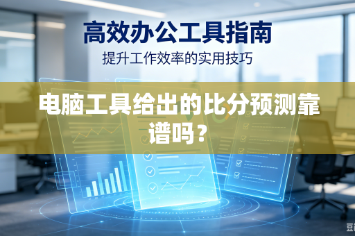 电脑工具给出的比分预测靠谱吗?-第1张图片-电脑手机工具软件下载 - 免费实用工具合集 | 联启科技 电脑工具给出的比分预测靠谱吗?-第1张图片-电脑手机工具软件下载 - 免费实用工具合集 | 联启科技