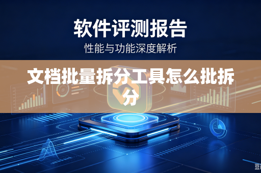 文档批量拆分工具怎么批拆分