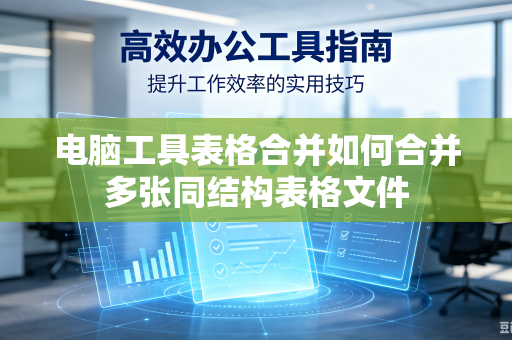 电脑工具表格合并如何合并多张同结构表格文件