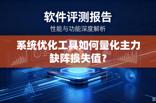 系统优化工具如何量化主力缺阵损失值？