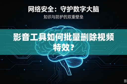 影音工具如何批量删除视频特效？