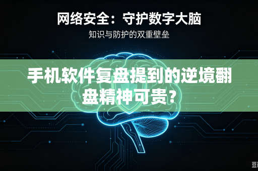 手机软件复盘提到的逆境翻盘精神可贵？