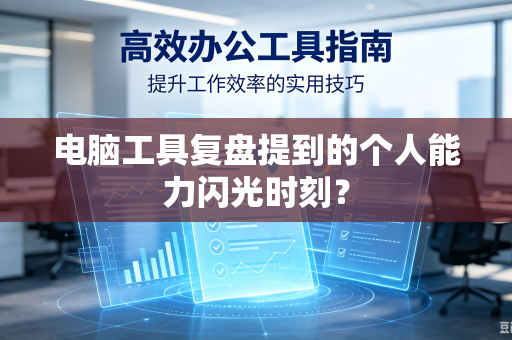 电脑工具复盘提到的个人能力闪光时刻？