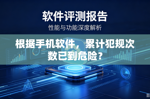 根据手机软件，累计犯规次数已到危险？
