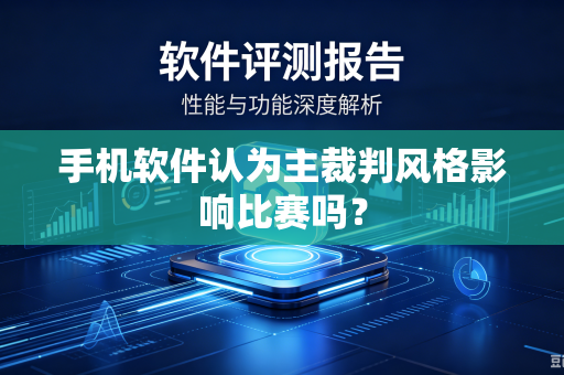 手机软件认为主裁判风格影响比赛吗？