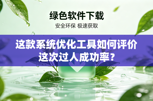 这款系统优化工具如何评价这次过人成功率？