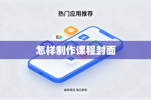 怎样制作课程封面