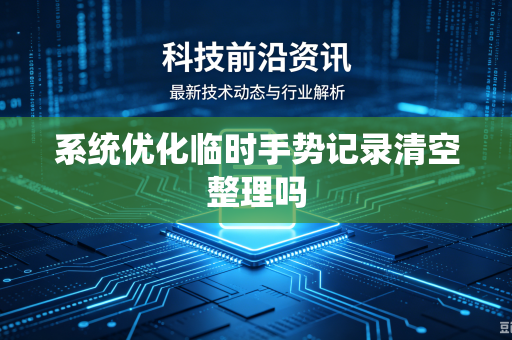 系统优化临时手势记录清空整理吗