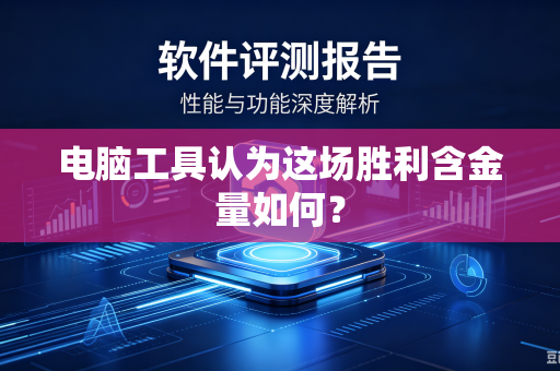 电脑工具认为这场胜利含金量如何？