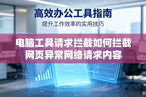 电脑工具请求拦截如何拦截网页异常网络请求内容