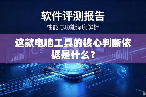 这款电脑工具的核心判断依据是什么？
