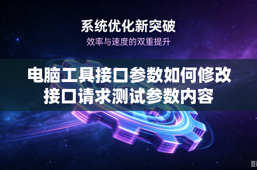 电脑工具接口参数如何修改接口请求测试参数内容