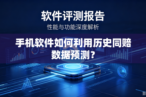手机软件如何利用历史同赔数据预测？