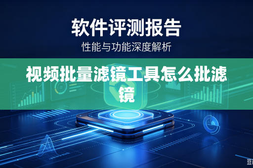 视频批量滤镜工具怎么批滤镜