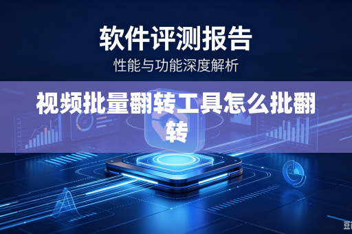 视频批量翻转工具怎么批翻转