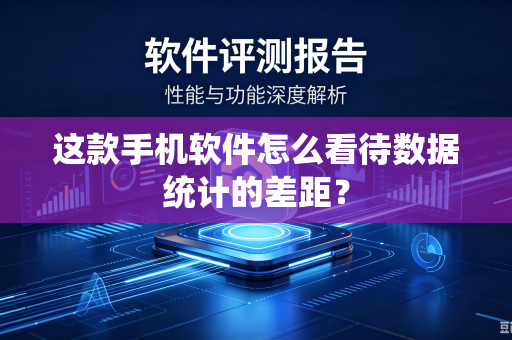 这款手机软件怎么看待数据统计的差距？