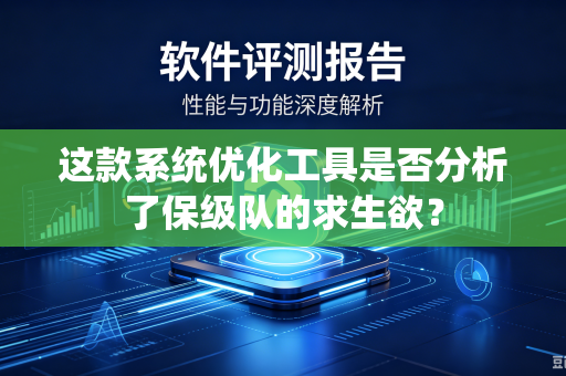 这款系统优化工具是否分析了保级队的求生欲？