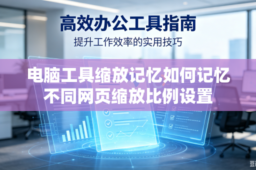 电脑工具缩放记忆如何记忆不同网页缩放比例设置