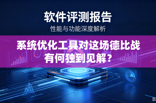 系统优化工具对这场德比战有何独到见解？