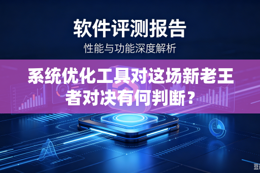 系统优化工具对这场新老王者对决有何判断？