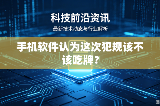 手机软件认为这次犯规该不该吃牌？