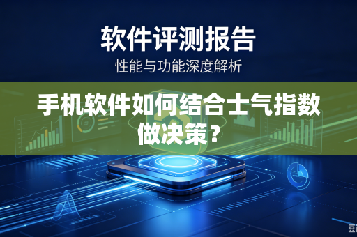 手机软件如何结合士气指数做决策？
