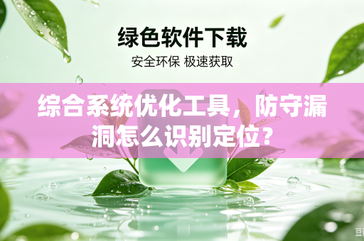 综合系统优化工具，防守漏洞怎么识别定位？
