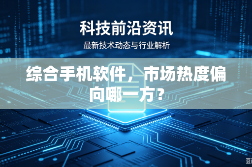 综合手机软件，市场热度偏向哪一方？