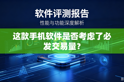 这款手机软件是否考虑了必发交易量？