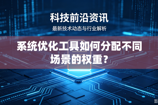 系统优化工具如何分配不同场景的权重？