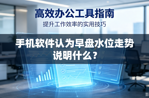 手机软件认为早盘水位走势说明什么？