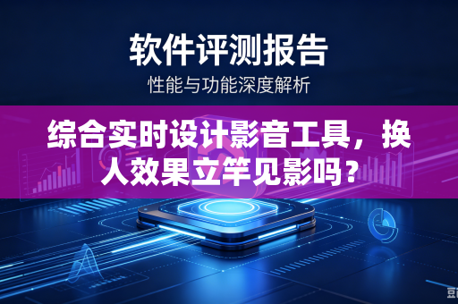 综合实时设计影音工具，换人效果立竿见影吗？