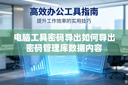 电脑工具密码导出如何导出密码管理库数据内容