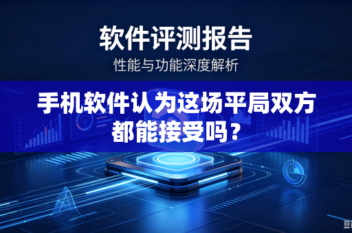 手机软件认为这场平局双方都能接受吗？