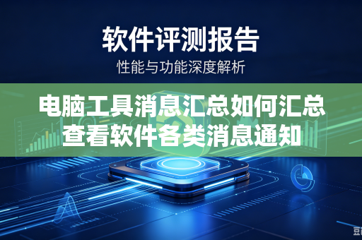 电脑工具消息汇总如何汇总查看软件各类消息通知