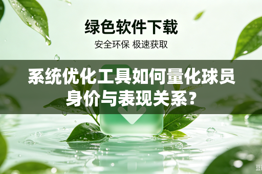 系统优化工具如何量化球员身价与表现关系？