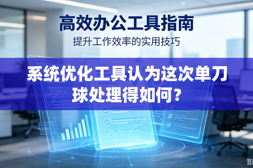 系统优化工具认为这次单刀球处理得如何？