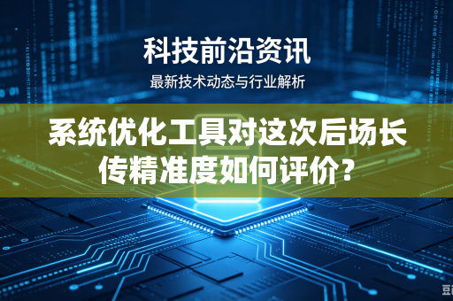 系统优化工具对这次后场长传精准度如何评价？