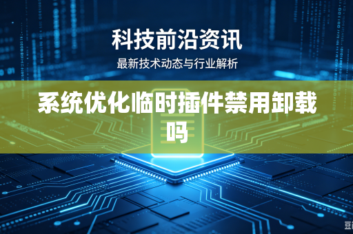 系统优化临时插件禁用卸载吗