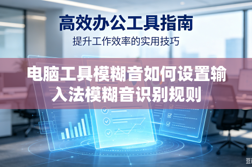 电脑工具模糊音如何设置输入法模糊音识别规则