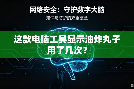 这款电脑工具显示油炸丸子用了几次？