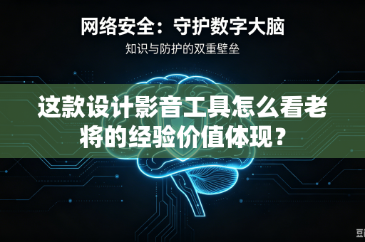 这款设计影音工具怎么看老将的经验价值体现？