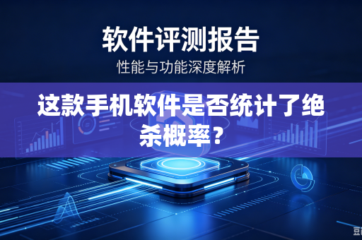 这款手机软件是否统计了绝杀概率？