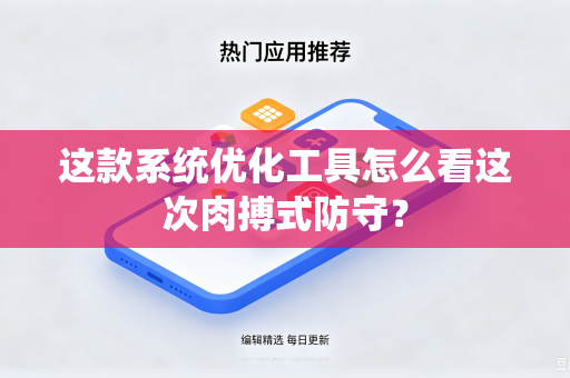 这款系统优化工具怎么看这次肉搏式防守？