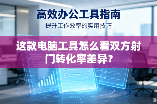这款电脑工具怎么看双方射门转化率差异？