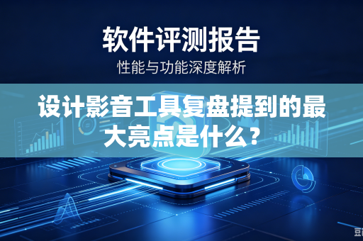设计影音工具复盘提到的最大亮点是什么？