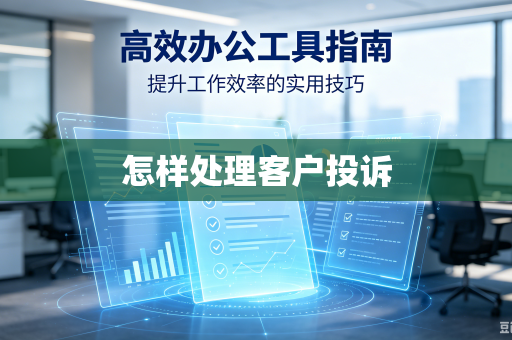 怎样处理客户投诉