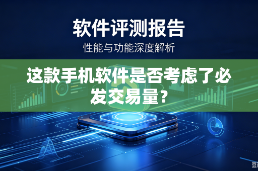这款手机软件是否考虑了必发交易量？